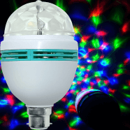 360 Degree LED Rotating Bulb Magic Disco Light for Party/Home/Diwali Decoration - Rgb Led Strip Light