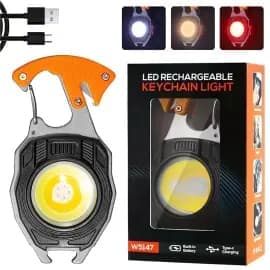 LED Rechargeable Key Chain Light / Multifunctional Key Chain Light /Key Chain COB Light / Portable Key Chain Lamp / Key Chain Flash Light /COB Flash Light / COB Flood Light /Pocket Flash Light