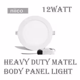 Led Panel Light 12 Watt Round Shape-(Metal Body)