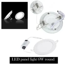 6W Round LED Panel Light For Home, Office, Restaurant