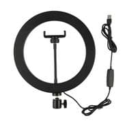 10 Inch LED Selfie Ring Light YouTube Video Live Makeup Lamp Photo Studio Light With Phone Holder USB
