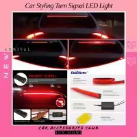 Universal Red Car Third Brake Strip Light - Flexible High Mount Stop Brake Light