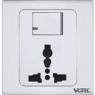 3 Pin MF socket with switch (Exclusive series)