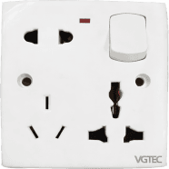 VGTEC 6 Pin Socket with Switch (Econo Series)