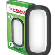 Super Star Waterproof AC Wall LED 15W Daylight - 1290290909